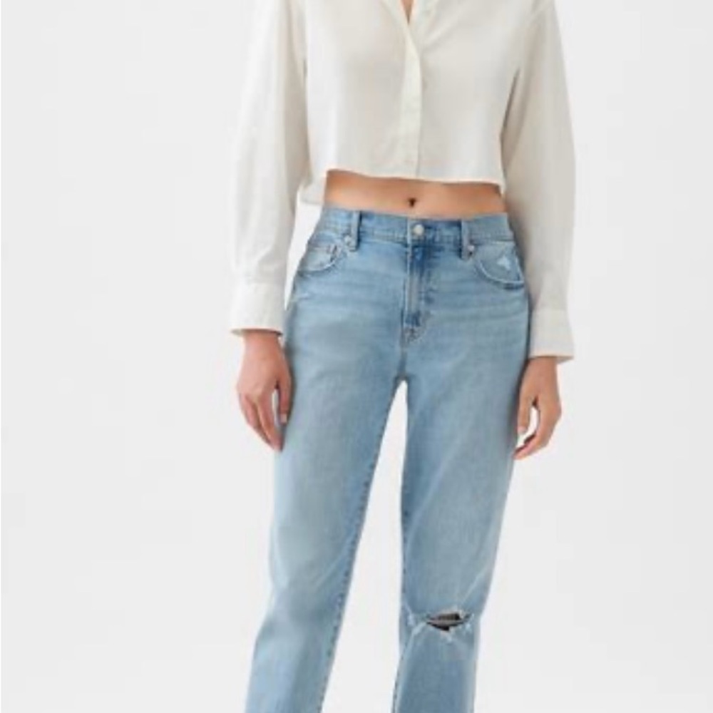 GAP Women's Light Blue Best Girlfriend Jeans